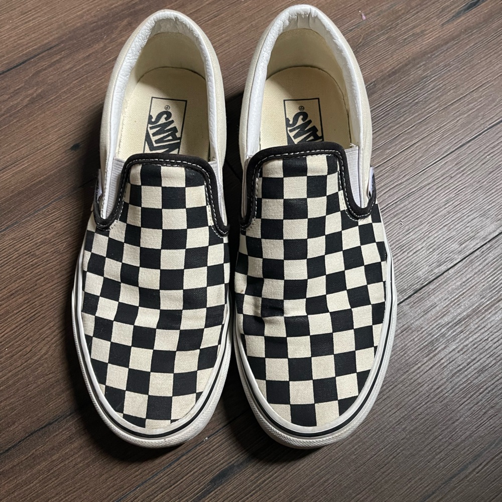 Vans Classic Slip-On Checkerboard Shoe